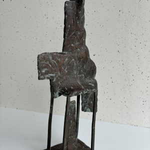 Bronze sculptuur op pootjes