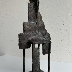 Bronze sculptuur op pootjes (2)