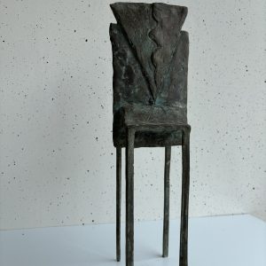 Bronze sculptuur op fijne pootjes