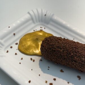 kroket met mosterd