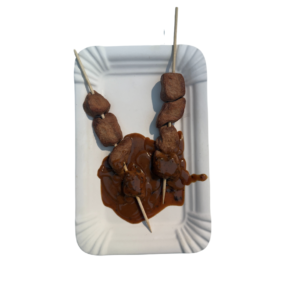saté met pindasaus