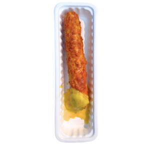 kipcorn met joppiesaus