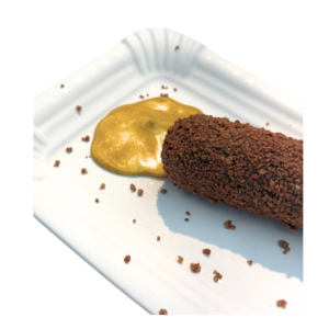 kroket met mosterd