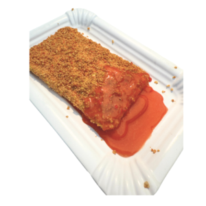 kaassouflé met chilisaus